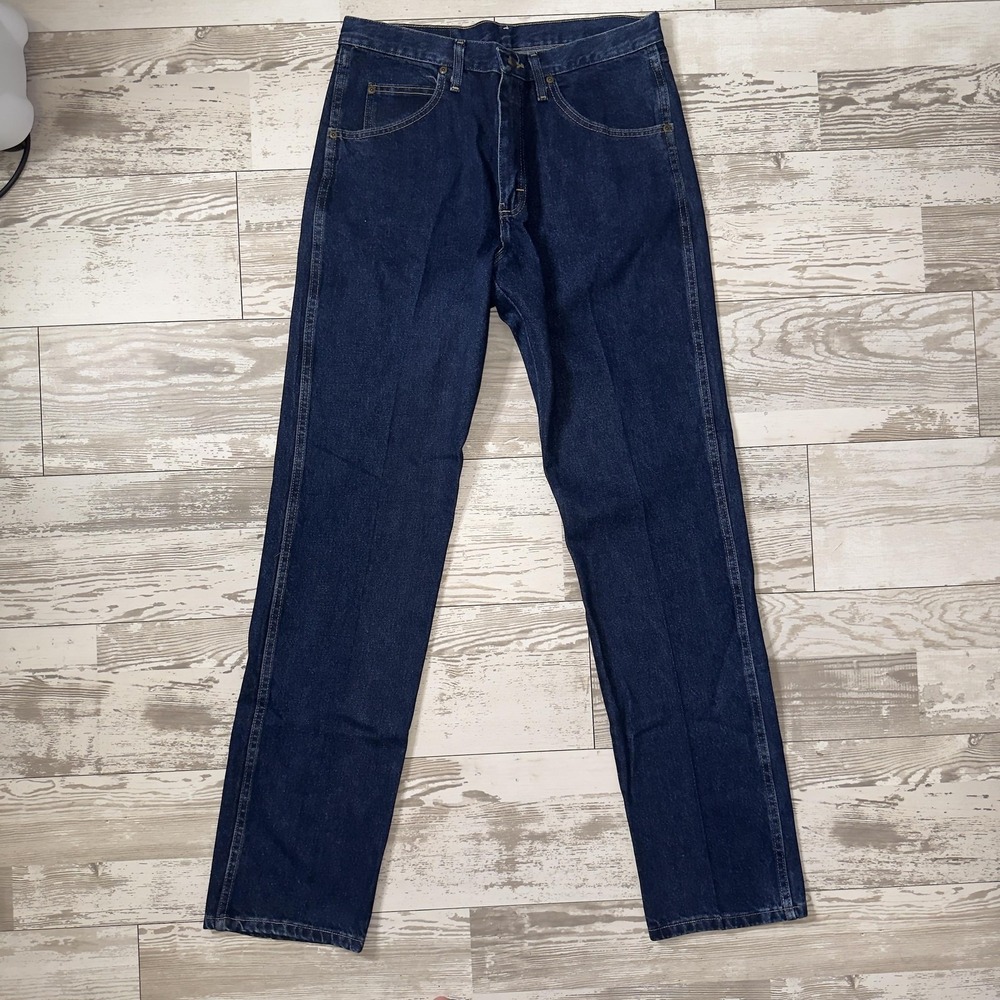 Wrangler Jeans‎ Mens 33x34 Blue Regular Fit Straight Leg Premium Quality Denim